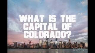 What is the capital of Colorado?