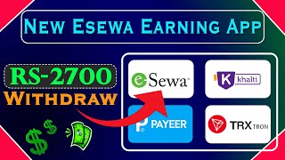 Game खेल्दै दैनिक RS.700 Esewa मा कमाउनुहोस् 💲| Esewa Earning App • New Earning App in Nepal -Khalti