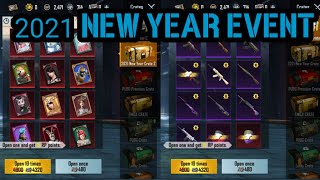 PUBG KR EVENT FREE 2021 NEW YEAR GRATE | MYHTIC CRATE OPENING PUBG MOBILE KOREA