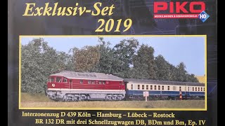 Rare Piko 58114 Zugset BR 132 Interzonenzug DR Exklusiv Set 2019