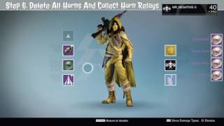 Destiny Unlimited Horn Relay Glitch , Get Ready For SRL