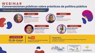 Webinar: Conversaciones públicas sobre prácticas de política pública