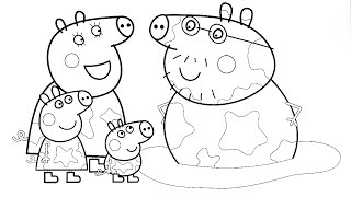 Peppa Pig Coloring | Skip to my Lou Kids Song