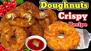 Sweet Potato Doughnuts recipe | Aloo Ke Doughnuts | Chicken Doughnuts