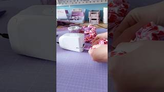 asmr 💖 stapling mini valentine scrunchies