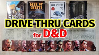 Unboxing D&D Accessories: NPC Encounters, Deck of Many Things and more!