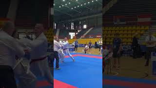 Sensei Jacek Lipinski at the WKC XII European Karate Championships 2023 in Catania, Italy 🇮🇹