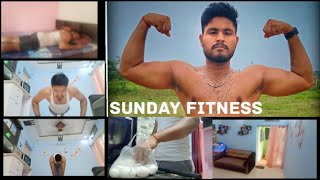 Sunday naturally workout at home.  #fitness