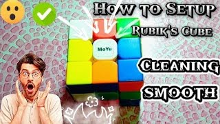 How to Setup a Rubik's Cube "Detailed Video"🤔#rubikscube #cube 😱