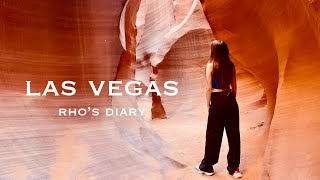 Travel Vlog - first time in Las Vegas 3 day itinerary, tourist attractions, Horseshoe, Lake Powell