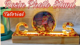 Resin Photo Stand Tutorial 🤩/ How To Make Resin Photoframe 🤔#resinart#resincrafts#youtubevideo