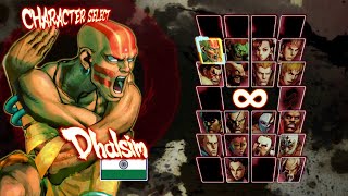 Street Fighter IV - Dhalsim Arcade Mode