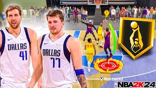 Luka Doncic & Dirk Nowitzki Build is UNSTOPPABLE in NBA 2K24! Best Build 2K24