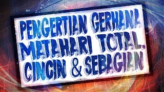 Pengertian Gerhana Matahari Total Cincin Sebagian