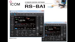 ICOM IC-7300  Remote Control Software LIVE DEMO (RS-BA1)