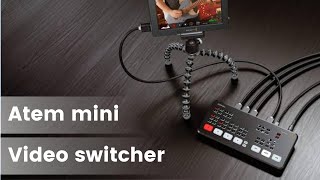 Atem mini video switcher