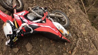 enduro practice on the CRF250L with @yorkshire_teapot CRF250RALLY