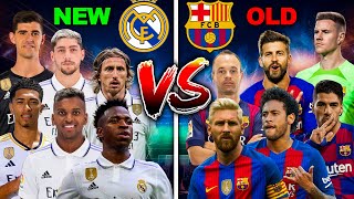 NEW 🆚 OLD - Real Madrid 🆚 Barcelona 👑😱 (Messi, Neymar, Vinicius JR, Jude Bellingham)