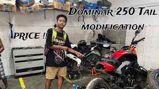 Dominar 250 Tail Modification | Dominar 250 rear fender price ‎@D25T_RIDER 