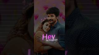 Hey Minnale 💫❤️ Song lyrics in tamil whatsapp status #shorts #viral #trending