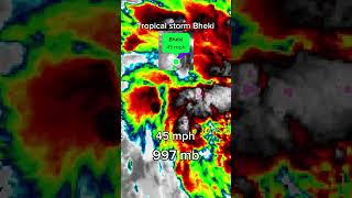 Tropical storm Bheki forms in the south west Indian ￼