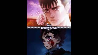 Guts vs Tanjiro #berserk#demonslayer#anime#manga#edit#shorts#short#youtubeshorts#trending#viral#fyp