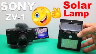 Sony zv-1 / How To Repair Solar Lamp