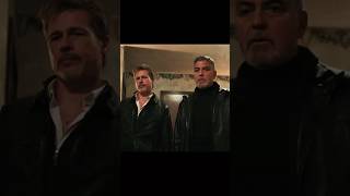 Brad Pitt Funny #bradpitt #georgeclooney #wolfs #laughing #funnyvideo