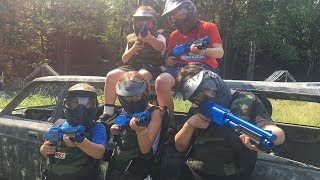 Paintball, bad och orangefärgat hår 😱 | VLOGG