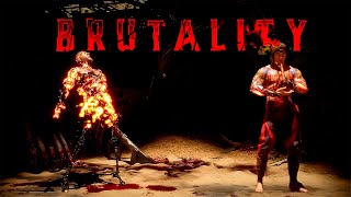 La FURIA del DRAGON El BRUTALITY mas INTENSO de LIU KANG