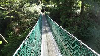 Loss Creek Suspension Bridge (Juan De Fuca Trail) between Sombrio Beach and Chin Beach - ihikebc.com