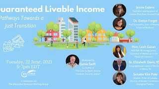 Guaranteed Livable Income: Pathways towards a just transition