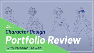 Portfolio Review on character design by Vaibhav Keswani