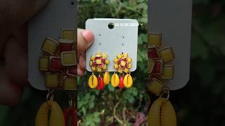 "Bridal Earring Making" 😍 #diy #jewellery #handmade #new #design #youtubeshorts #shorts