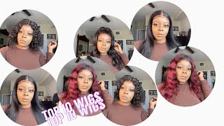 MY TOP 10 FAVORITE WIGS *FOR THE MOMENT # best wigs