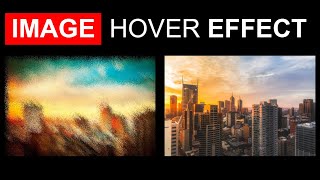 Image Hover Liquid Displacement Animation Effect Using HTML CSS and SVG