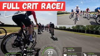 Full On-Board Crit Race At Darley Moor (With Power & Audio)