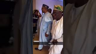 Former Nigerian President Olusegun Obasanjo Graces Davido, Chioma's Wedding Ceremony #iwitnesslive