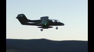 Gorgeous dusk flight of the Fliteline OV-10A Bronco