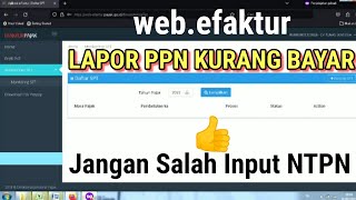 Terbaru Cara Lapor PPN Kurang Bayar