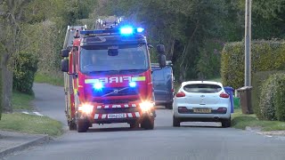 Suffolk Fire & Rescue Service - Beccles WrL responding 06-05-2021