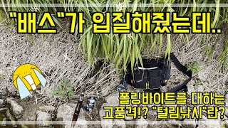 유구천 배스 루어낚시 "폴링바이트"에 실용적!? 털림낚시 [ 저 아는 분만 보세요 ㅋㅋ ]