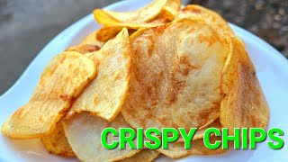 Crispy Chips like Lay's / Homemade potato chips/ Fried potatoes