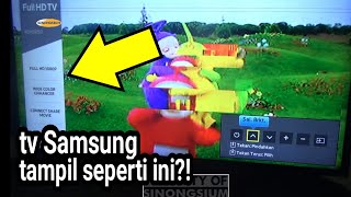 cara menghilangkan mode toko tv Samsung