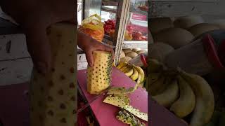 Fruit Ninja of PINEAPPLE| Amazing Fruits Cutting Skills | Indian Street Food in 2024 #shorts #food