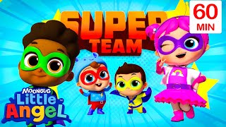 Super Kids To The Rescue | Little Angel | Dance Party Songs 2024 🎤 Sing and Dance Along 🎶