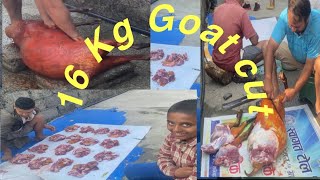 AMAZING  GOAT(BOKA)🐐CUTTING  IN VILLAGE😱🌲🐐// MUTTON  CUTTING🐐// BOKA CUTTING🐐