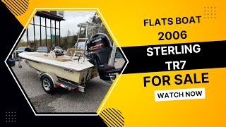 Flats Boat Sterling TR7 2006 Yamaha SHO 90 2020 for Sale Jacksonville Florida