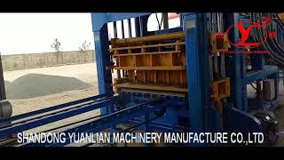 hydraulic automatic Hollow Block Brick Making Machine QT12-15 cement brick making machine