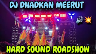 DJ DHADKAN MEERUT VIBRANTION KING FULL HARD SOUND ROADSHOW MORADABAD || YDG VLOGS ||#djdhadkanmeerut